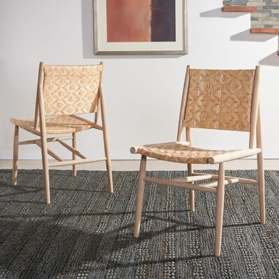 Kinkade Solid Wood Side Chair in Brown (Set of 2) - Image 0