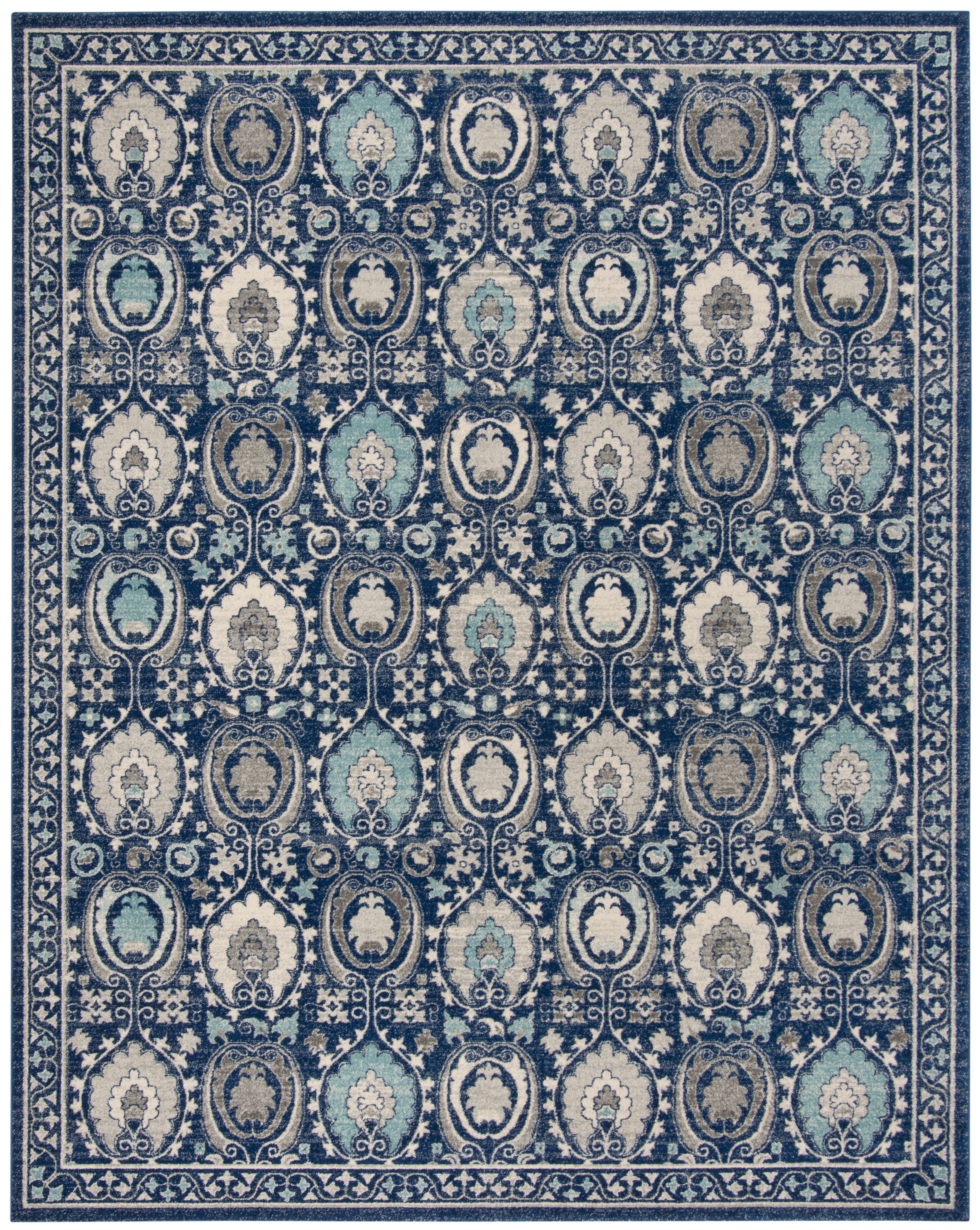 Safavieh Woven Area Rug, EVK251C, Blue/Ivory,  10' X 14' - Image 0