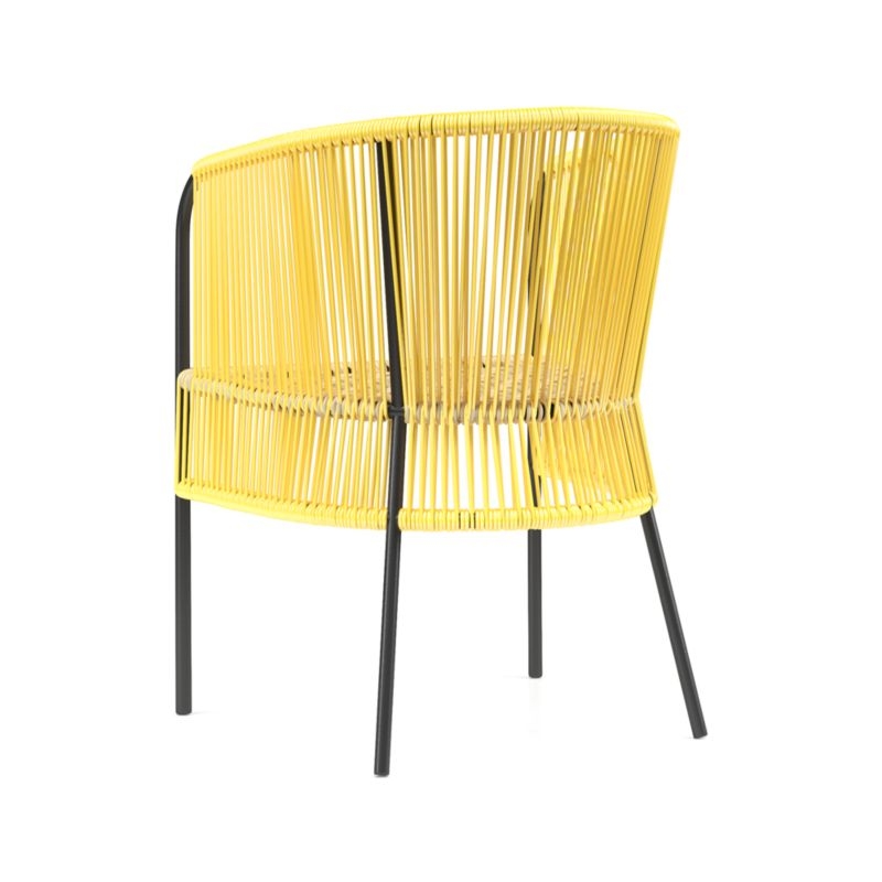 Verro Yellow Outdoor Dining Chair - Image 2