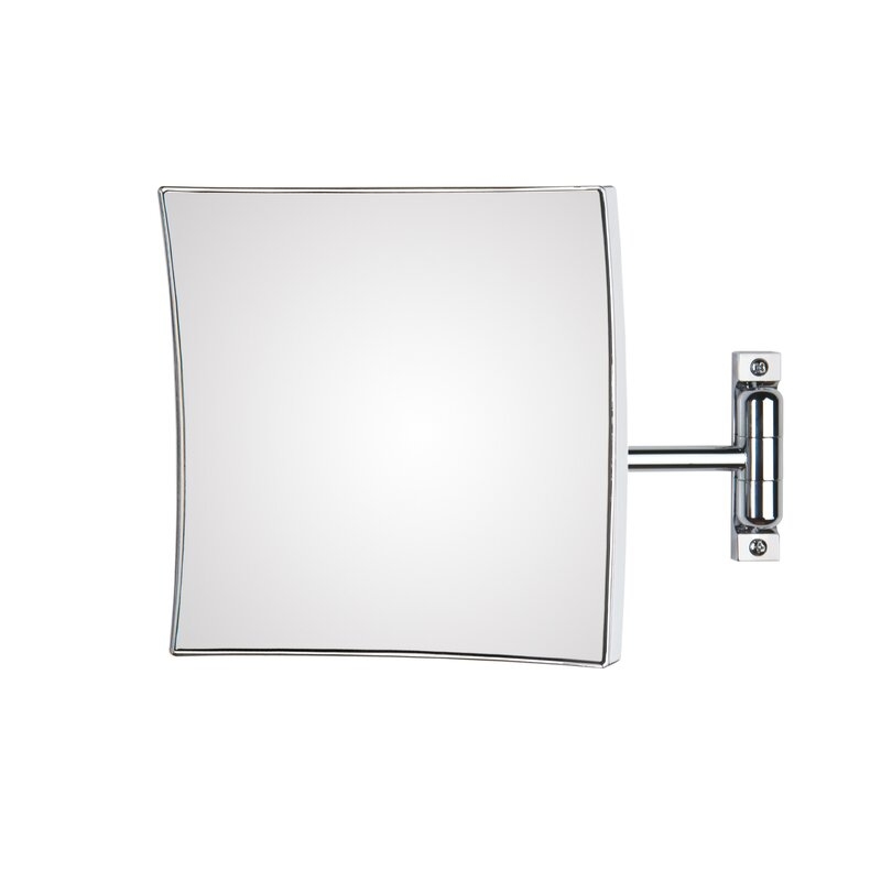 WS Bath Collections Mirror Pure I Magnifying Cosmetic Mirror with 12.2"" Extension - Image 0