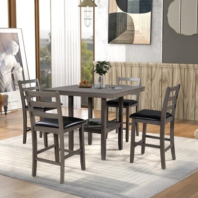 Abrego 5 - Piece Counter Height Dining Set - Image 0