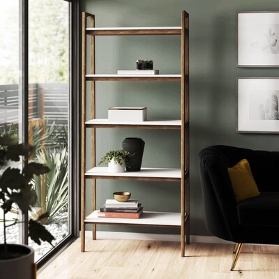 Burnes 31'' Ladder Bookcase - Image 0