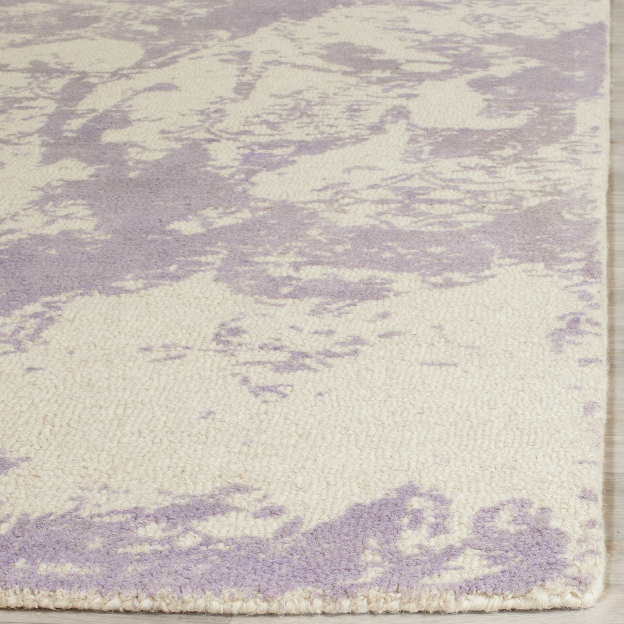 Arlo Home Hand Tufted Area Rug, RVT245A, Grey/Ivory,  2' X 3' - Image 1