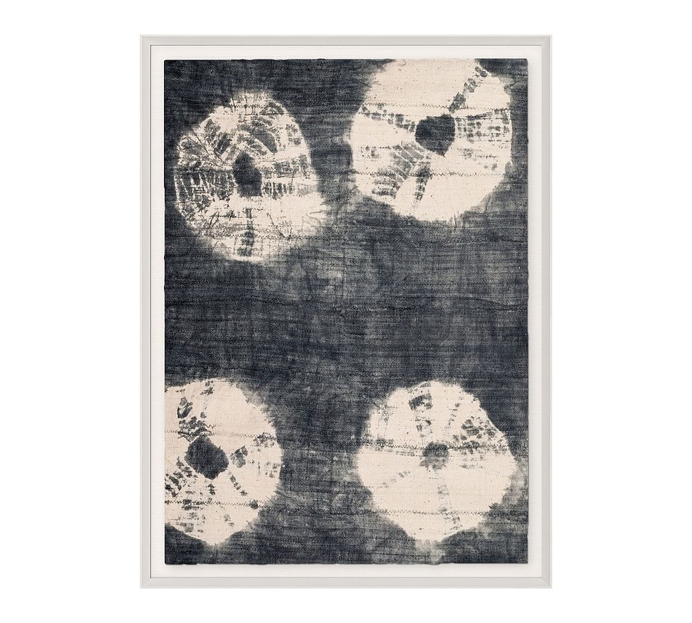 Indigo Textile Framed Print 4, 24 x 36 - Image 0