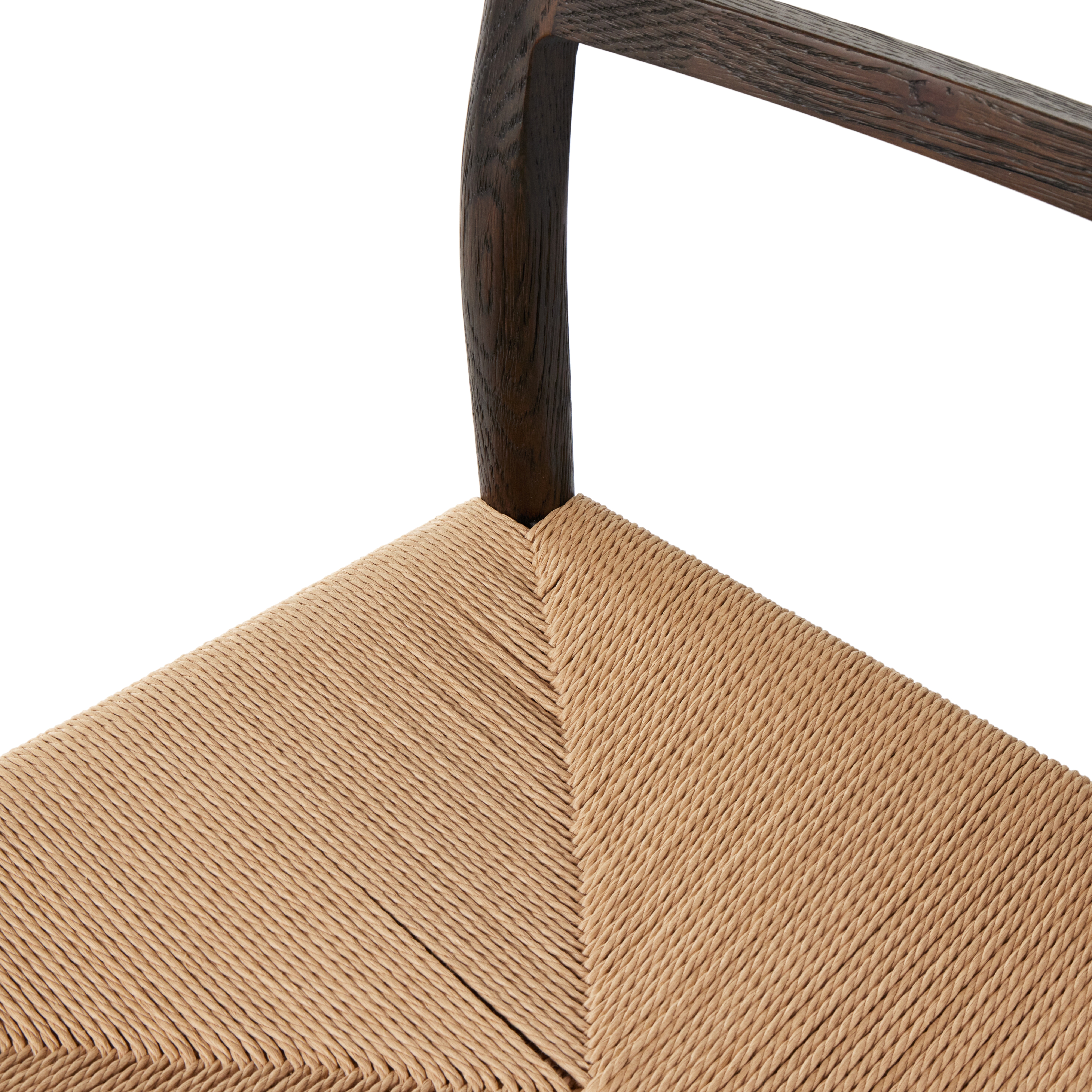 Glenmore Woven Dining Chair-Light Carbon - Image 7