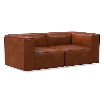 Remi 108" Modular Sofa, Weston Leather, Cinder - Image 2