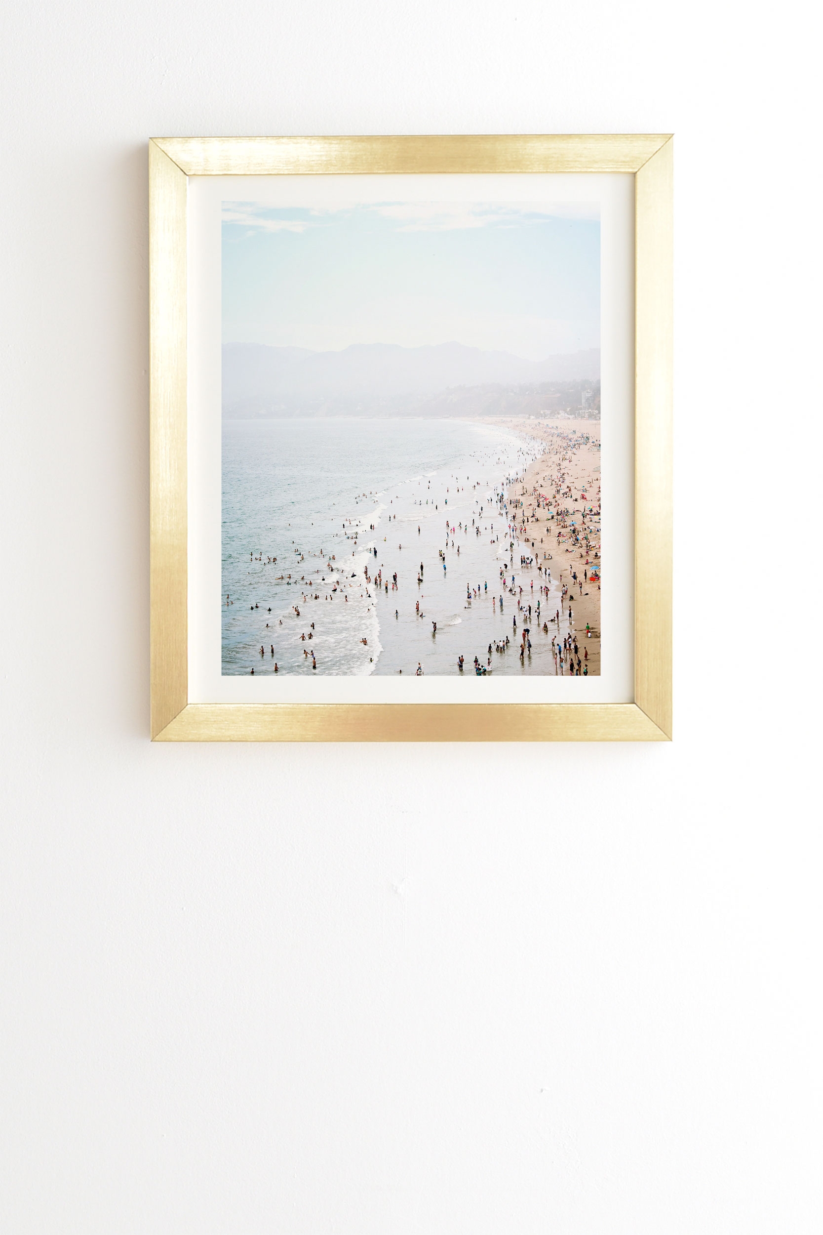 La Summer by Bree Madden - Framed Wall Art Basic Gold 19" x 22.4" - Image 0