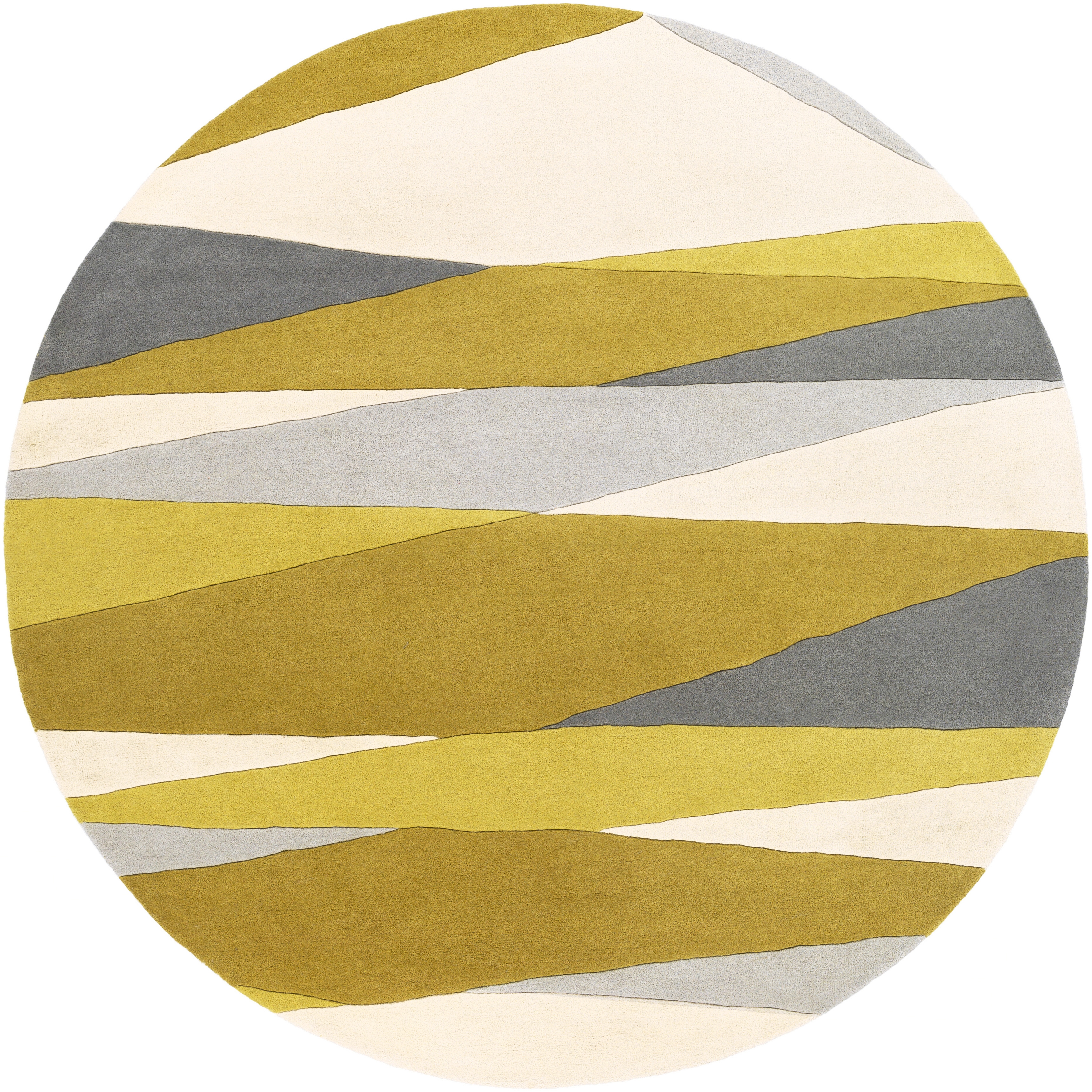 Forum Beige Indoor 4' x 4' Handmade Rug - Image 0