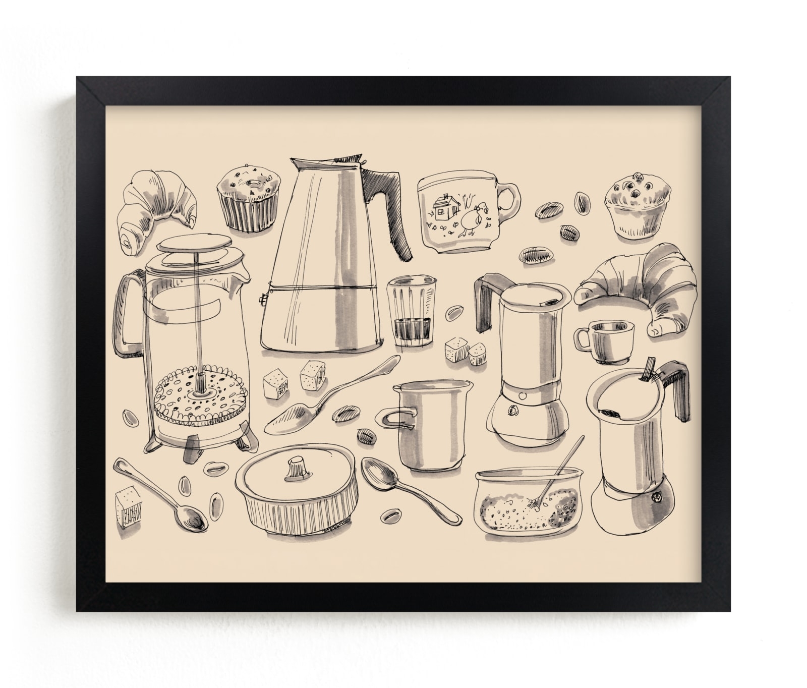 Breakfast With Coffee Limited Edition Fine Art Print 2 - Image 0