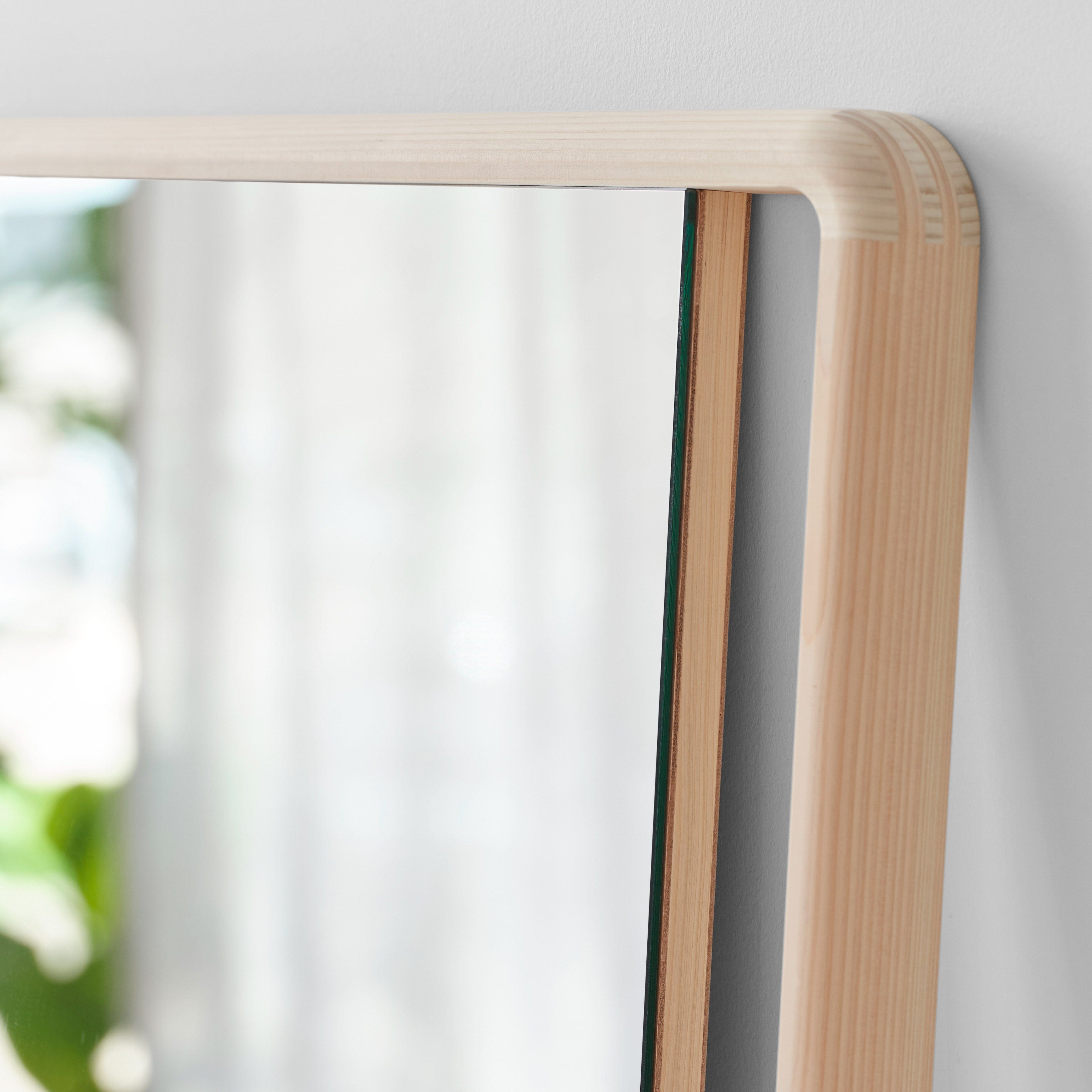 The Citizenry Hinoki Wood Wall Mirror | Natural - Image 3