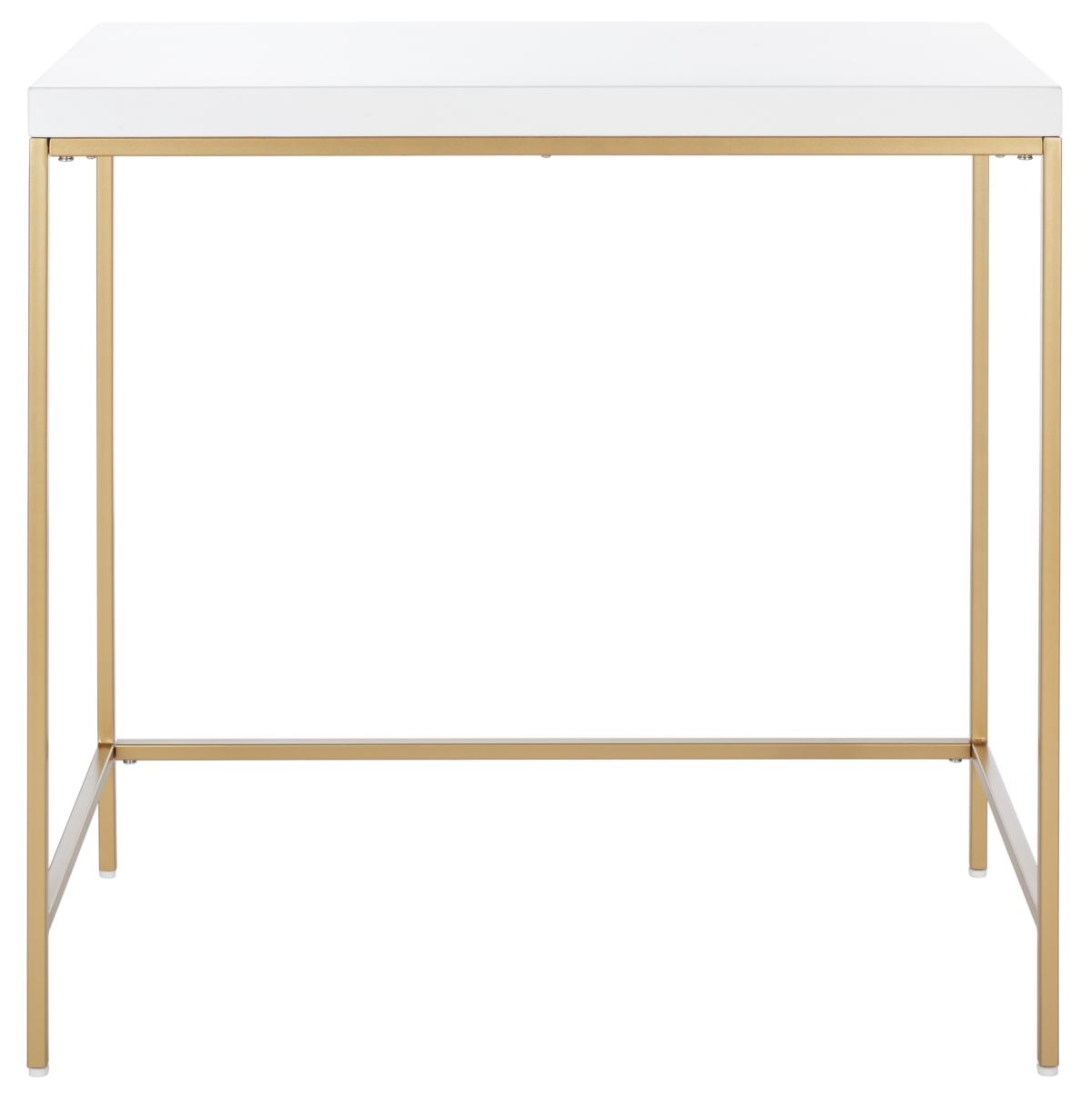 Cass Desk - White / Gold - Safavieh - Image 0