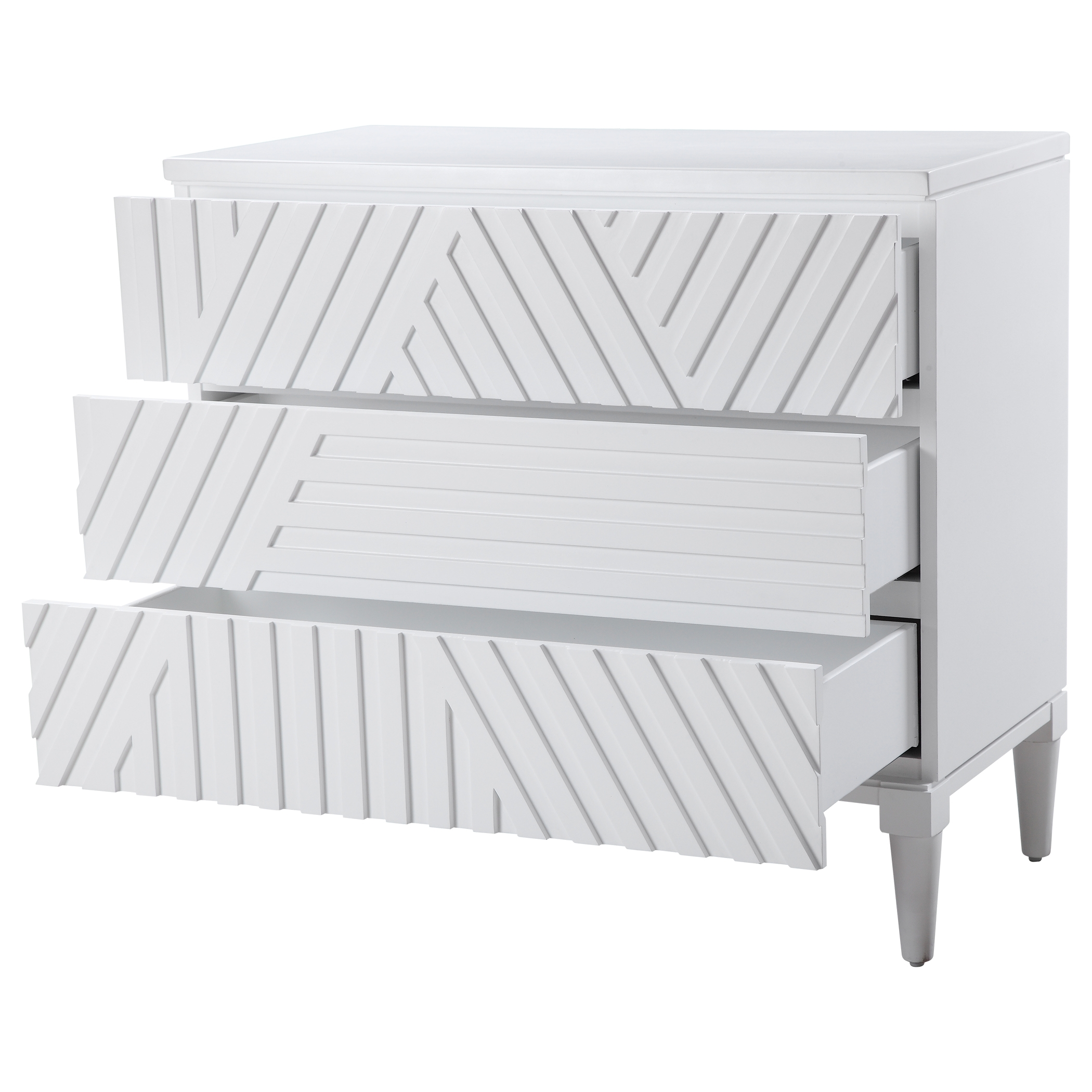 Colby White Drawer Chest - Image 5