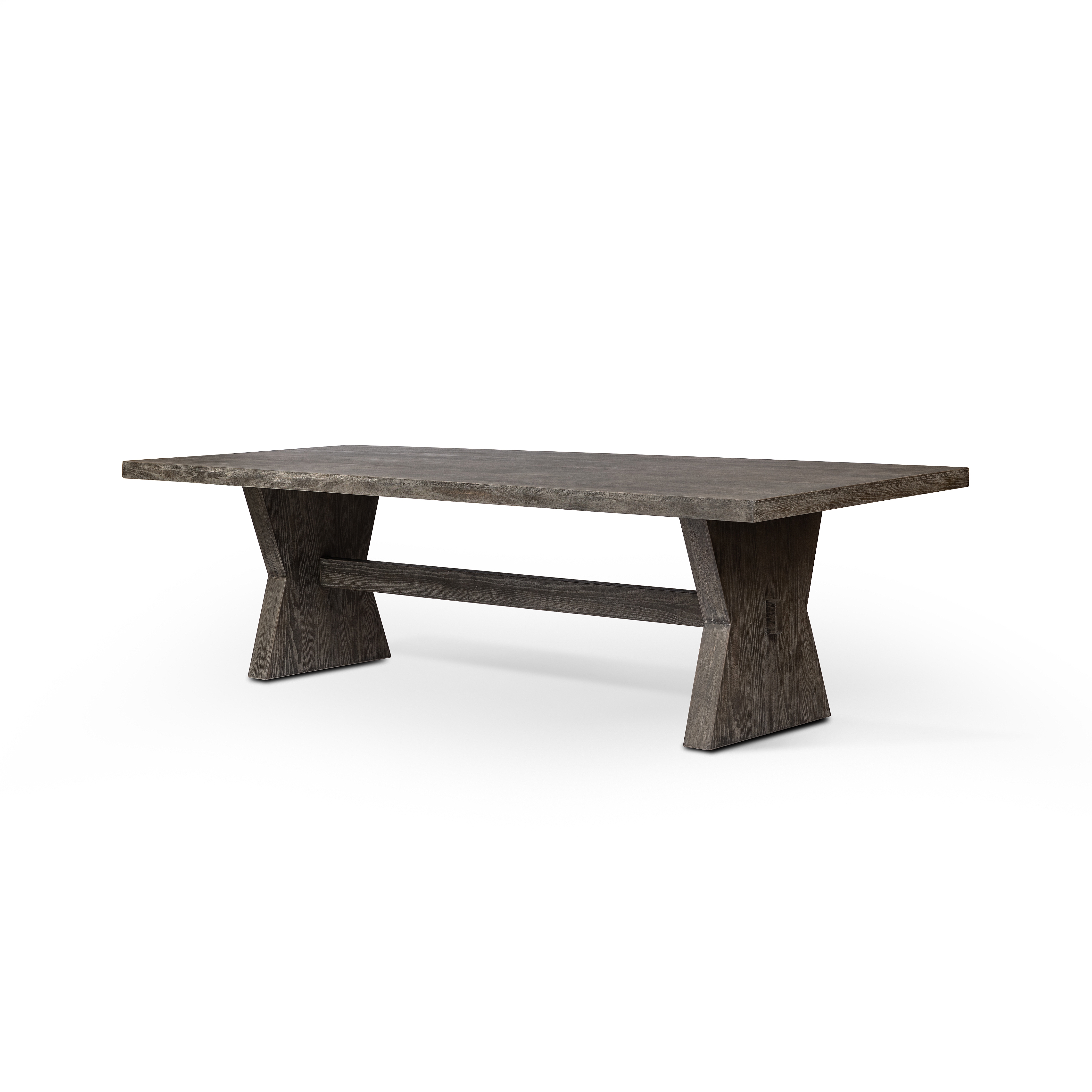 Tia Dining Table-108"-Black Burnt Oak - Image 0