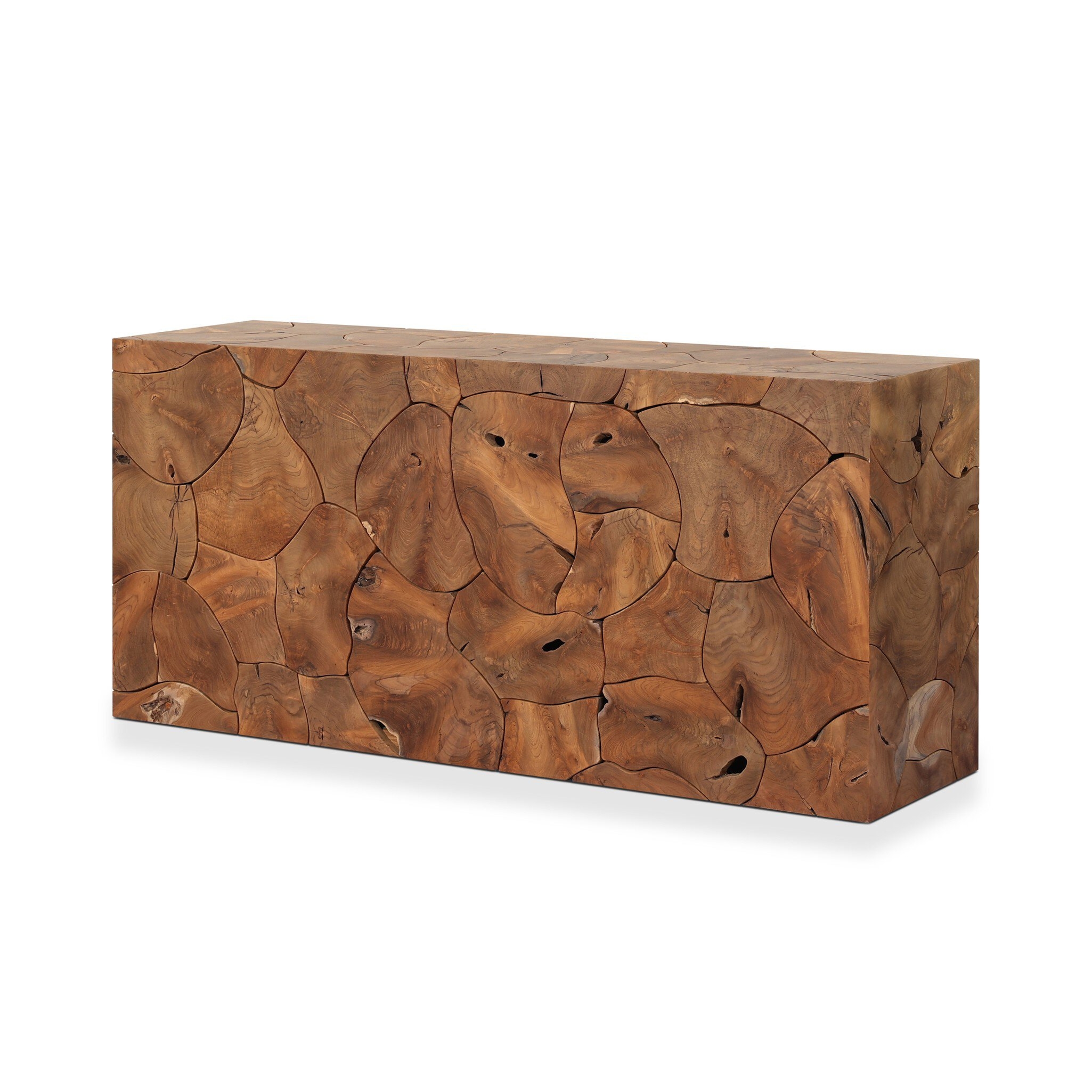 Tomlin Outdoor Console Table - Teak Root - Image 1
