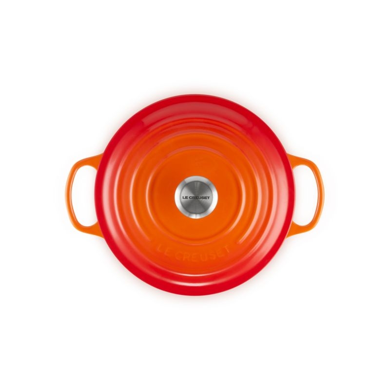 Le Creuset ® Signature 6.5-Qt. Flame Enameled Cast Iron Deep Round Oven - Image 1