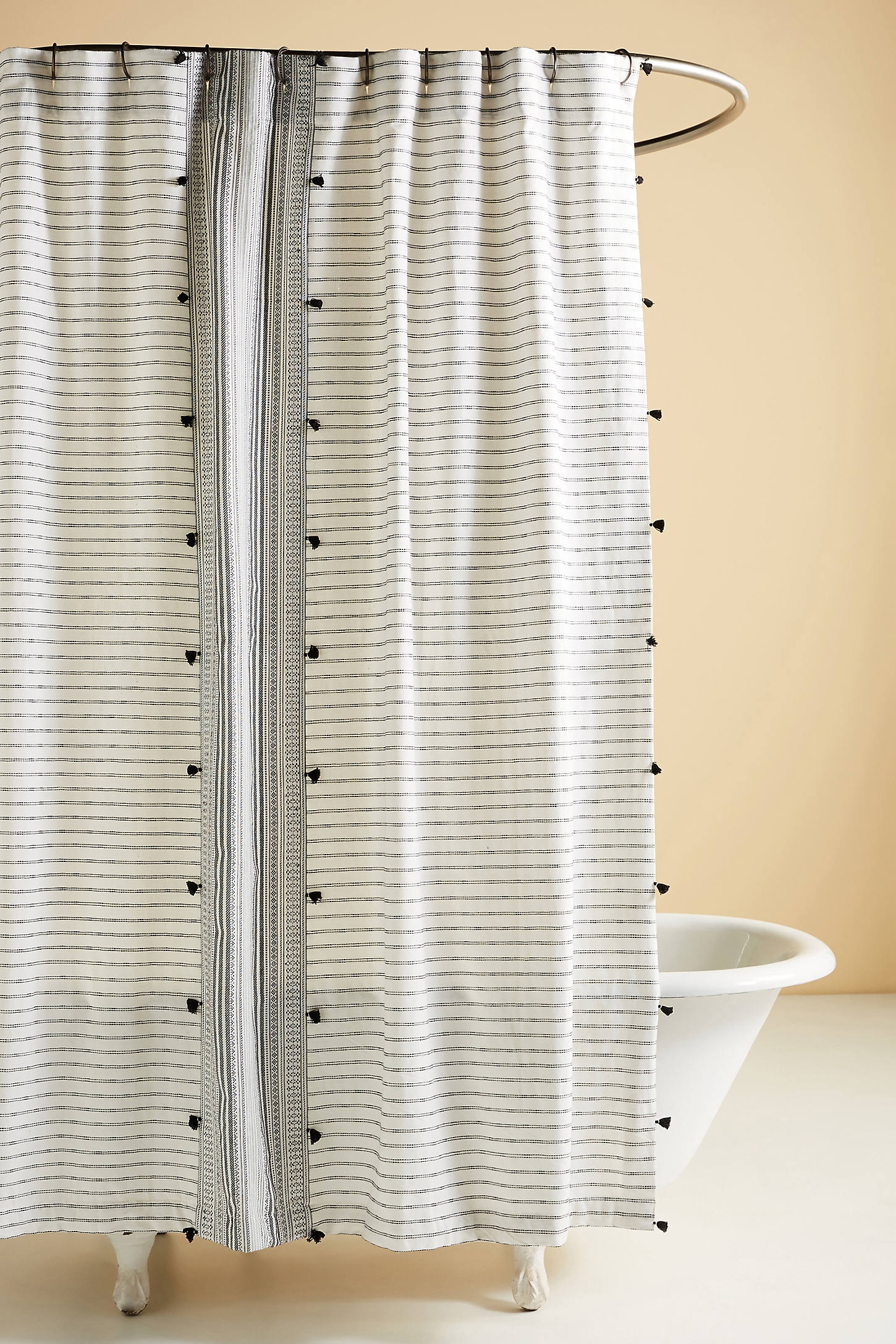 Tasseled Pendana Shower Curtain - Image 0