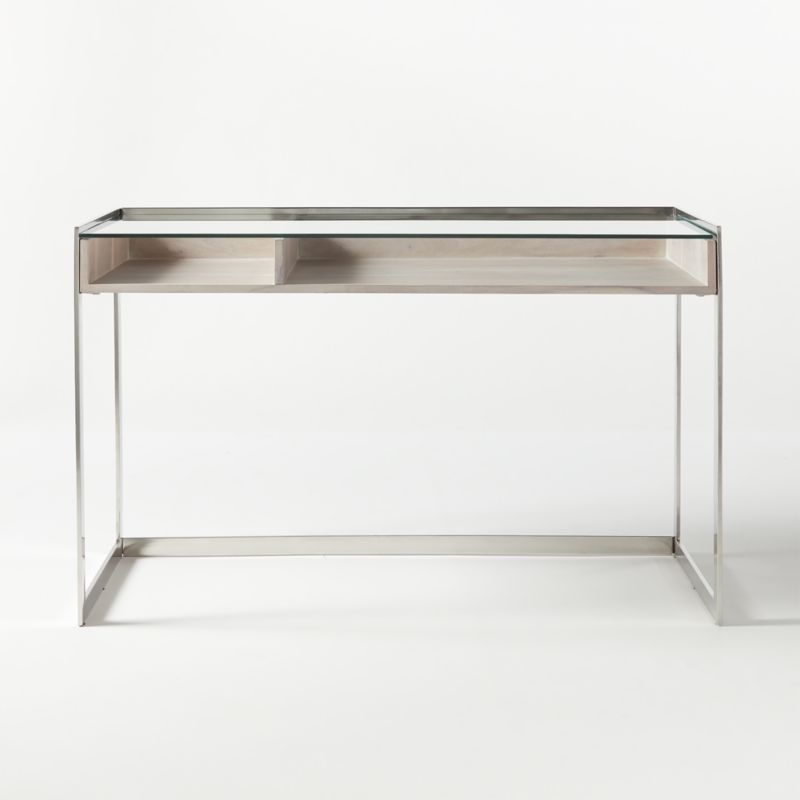 Vista Glass-Top Desk - Image 4