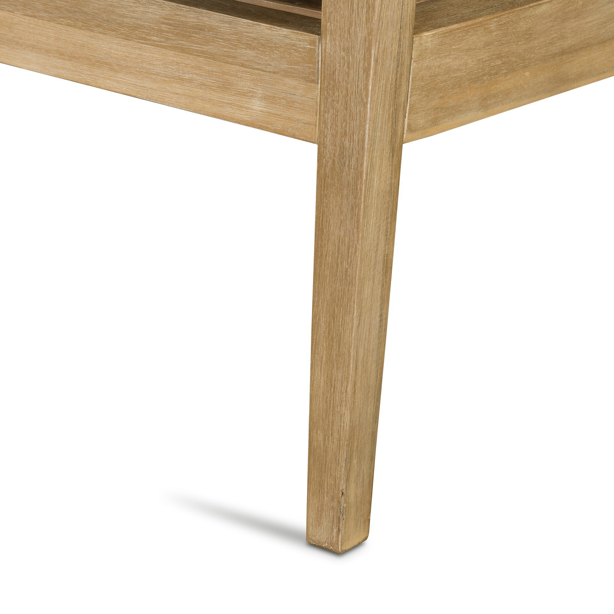 Amaya Outdoor Sofa-94" - Natural Acacia - Image 9