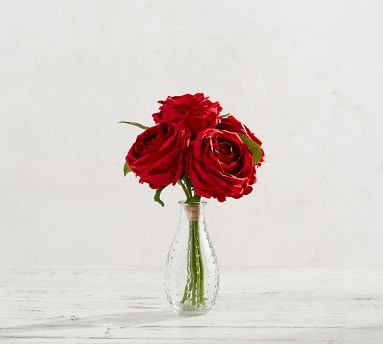 Faux Red Rose Bouquet, One - Image 2