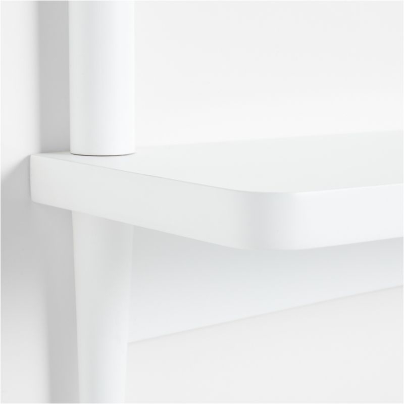 Hampshire White Wood 2-Tier Kids Wall Shelf - Image 3
