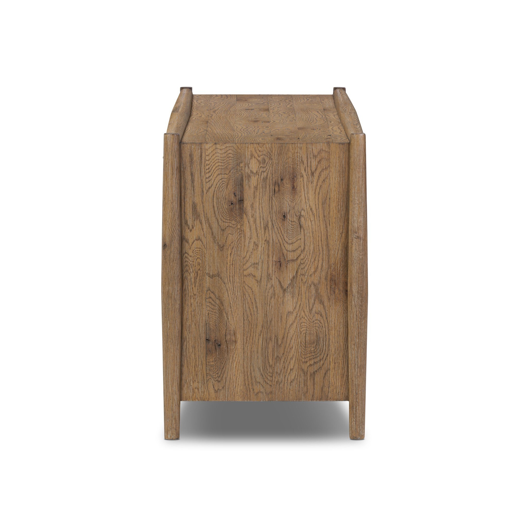 Glenview 4 Door Sideboard - Weathered Oak - Image 2