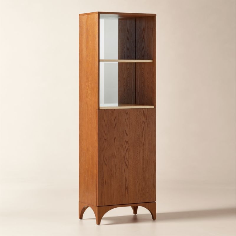 Roane Oak Bar Cabinet - Image 1