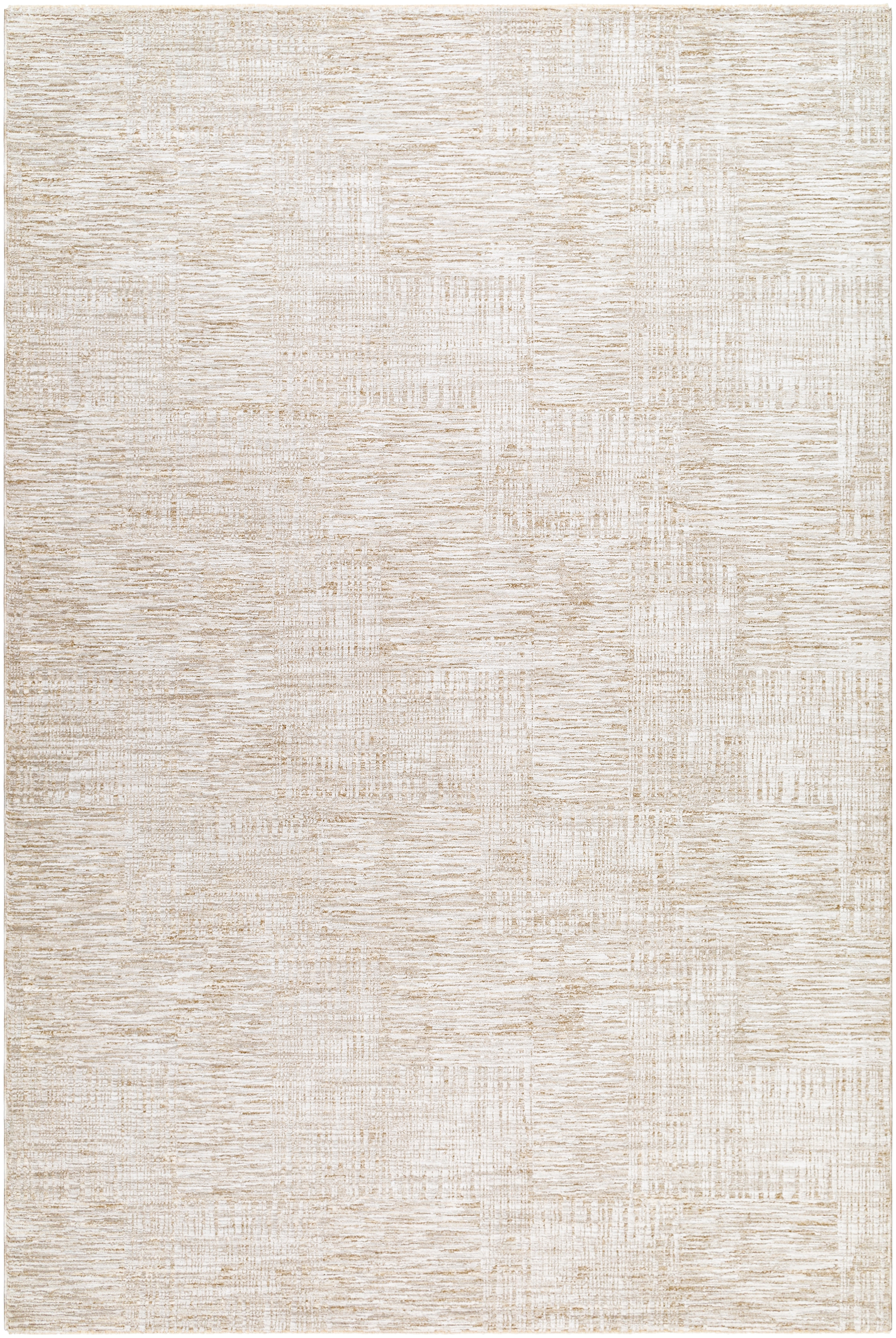 Masterpiece Beige Indoor 7'10" x 10'2" Machine Woven Rug - Image 0