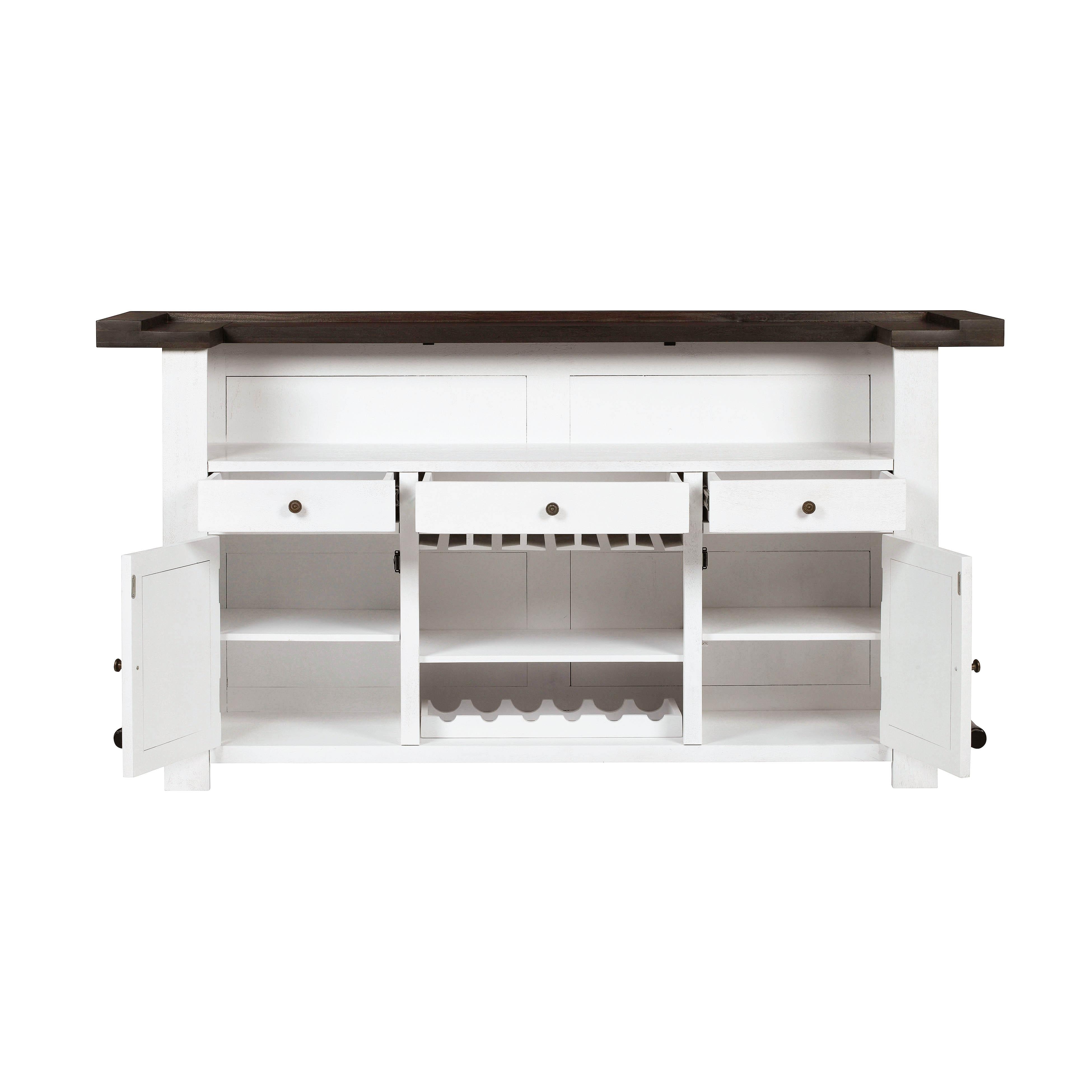 Harrison Distressed White Bar - Image 4