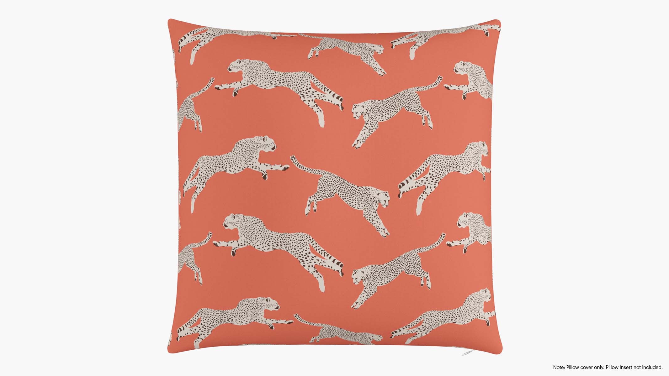 Throw Pillow Cover 26", Henna Cheetah, 26" x 26" - Image 0