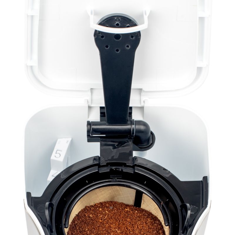 Capresso ® 5-Cup Mini White Drip Coffee Maker - Image 4