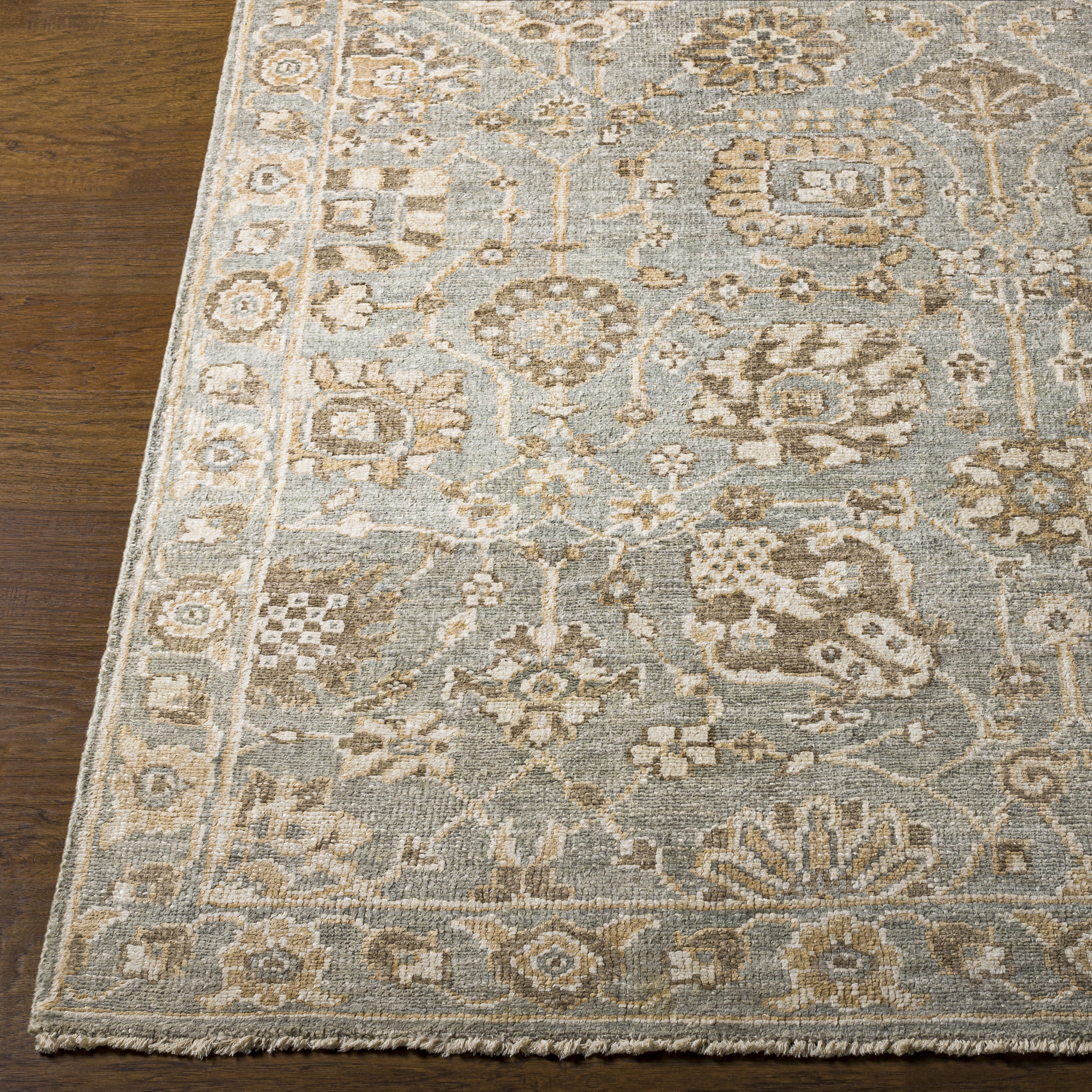 Royal Beige Indoor 2' x 3' Handmade Rug - Image 1