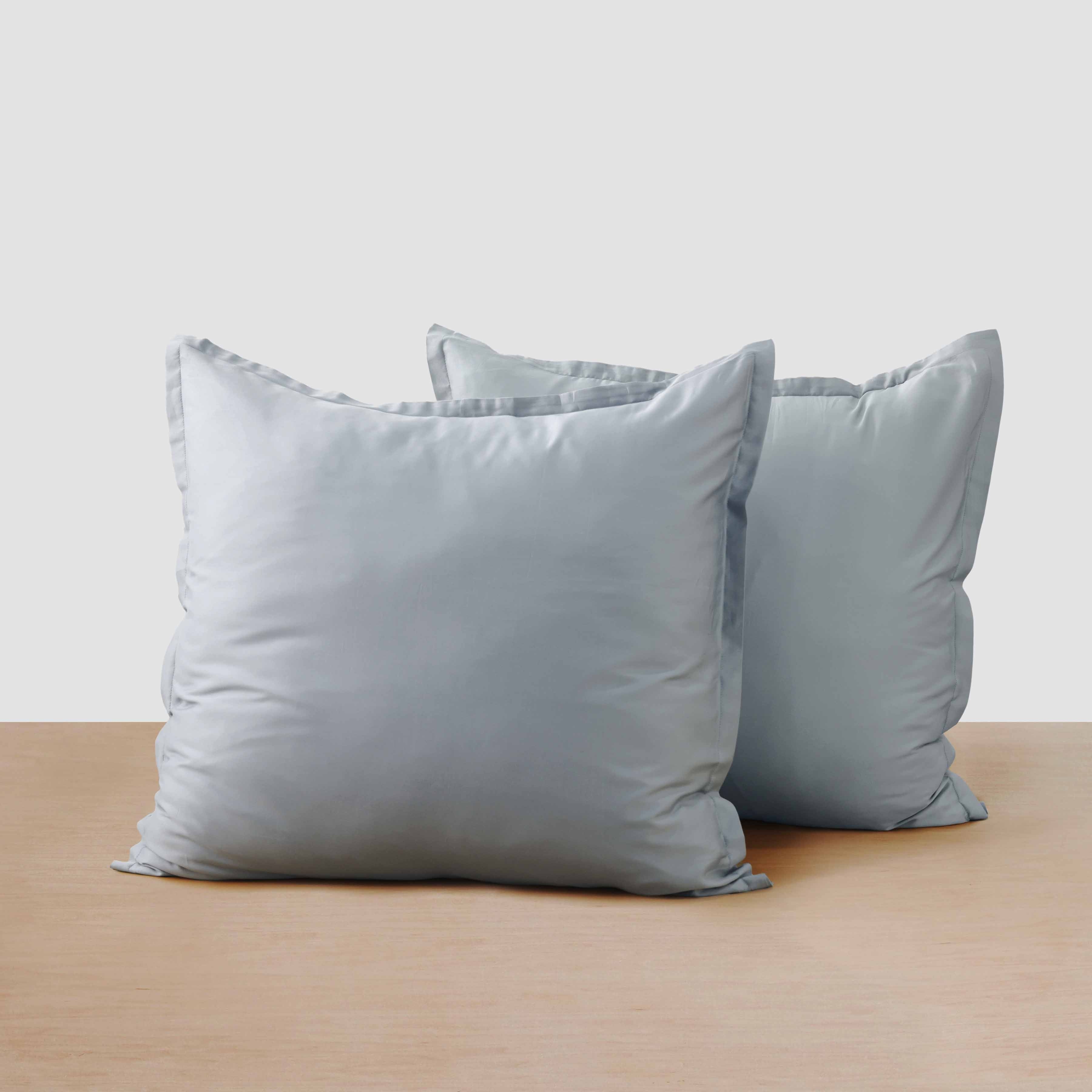 The Citizenry Sateen Euro Shams Set of 2 | Blue - Image 1