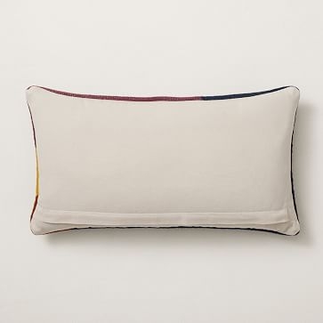 Angled Modern Form Pillow Cover, 12"x21", Midnight - Image 3