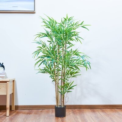 63" Artificial Bamboo Tree In Pot By Maydear - Image 0