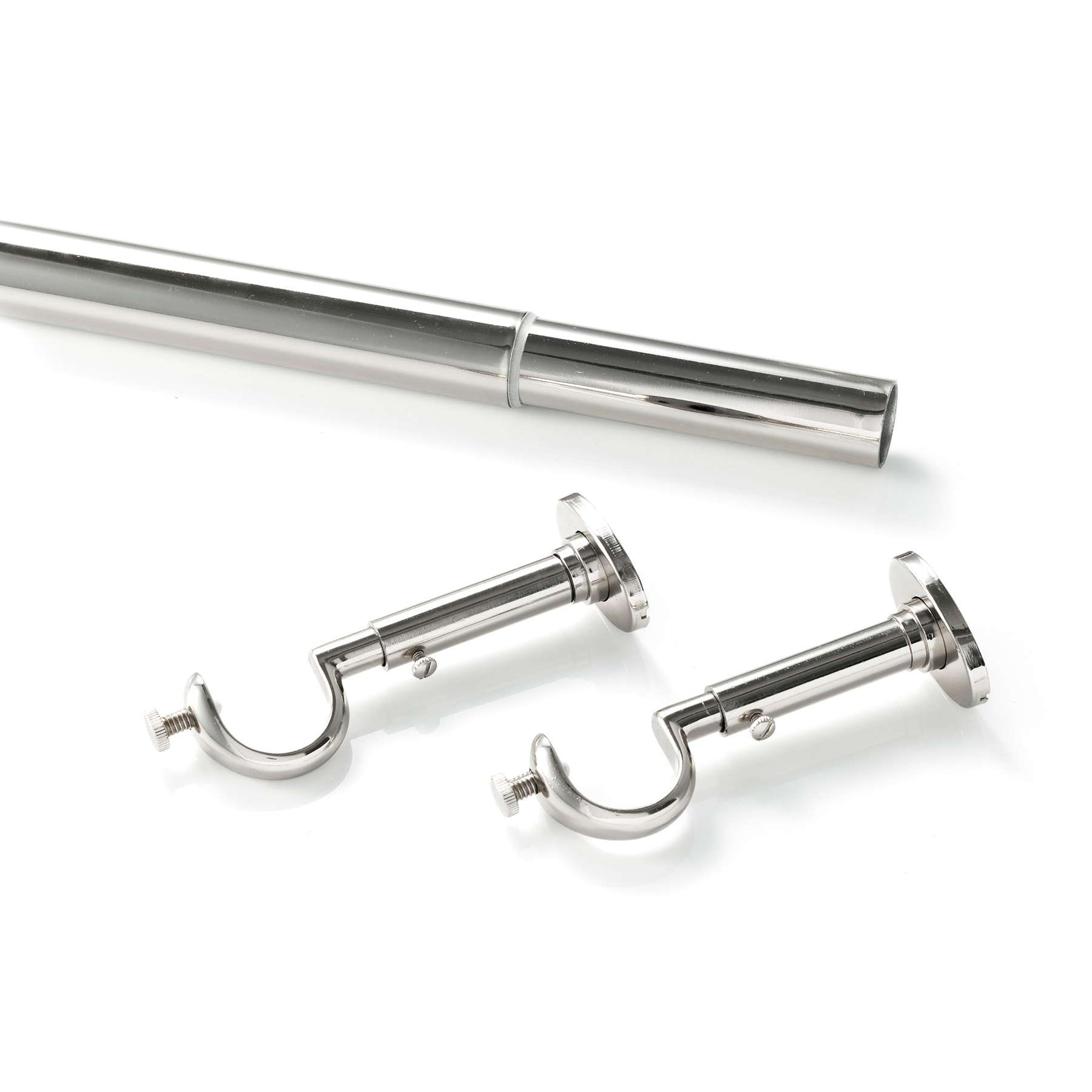 Stockbridge Polished Nickel Curtain Rod - Image 0