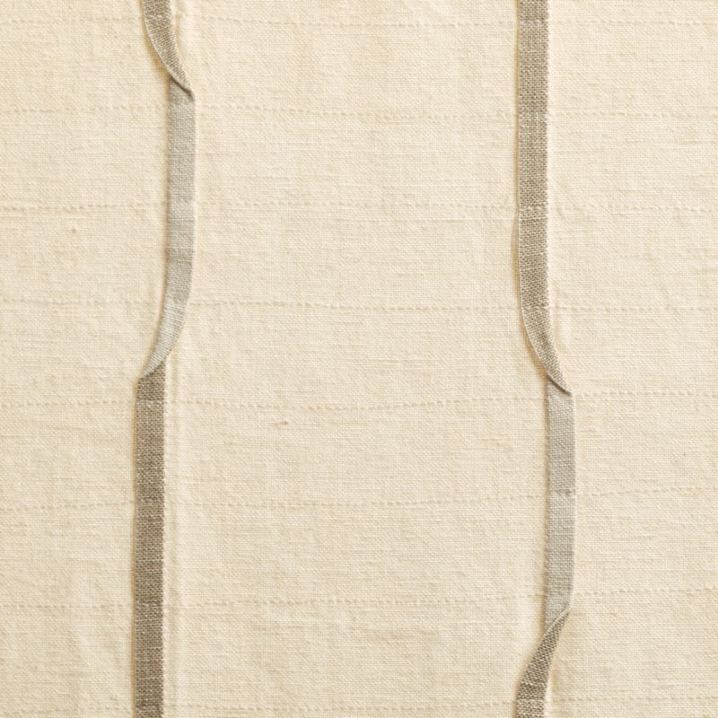 Cecily Sepia Sheer Pleated 50"x84" Curtain Panel - Image 5