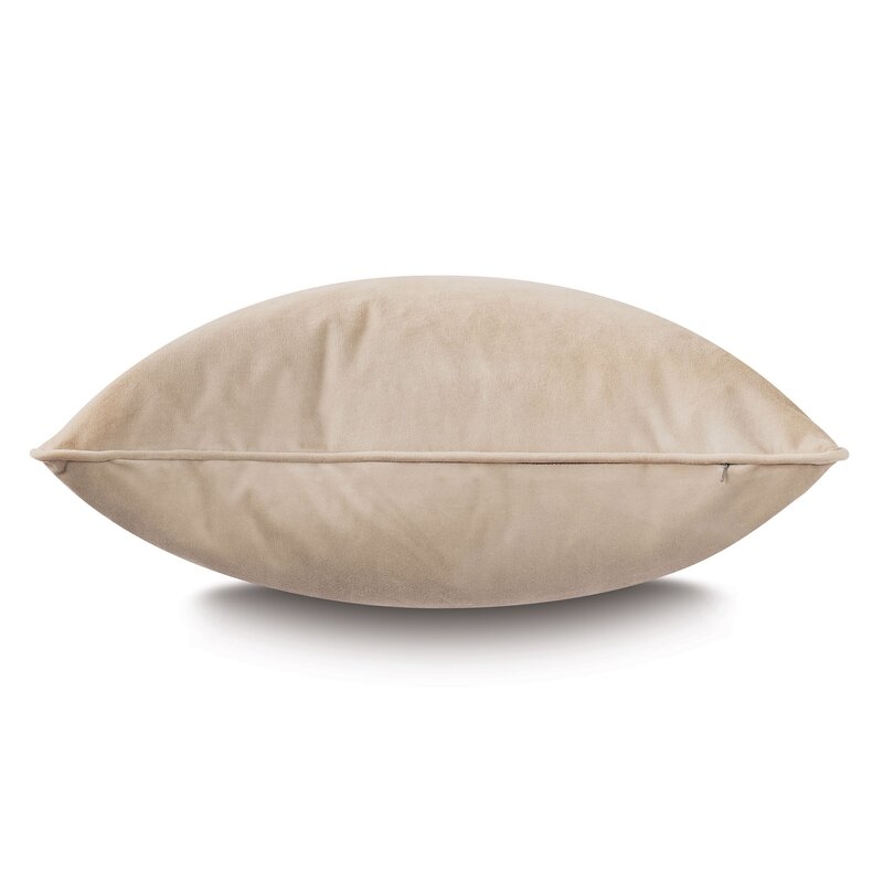 Vesper Square Pillow Cover and Insert, Beige, 20" x 20" - Image 1
