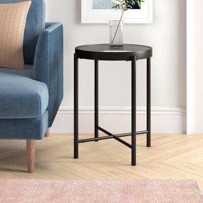 Javin Glass Top End Table - Image 0