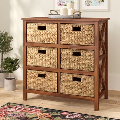 Schimpl Solid Wood 6 Drawer Accent Chest - Image 0