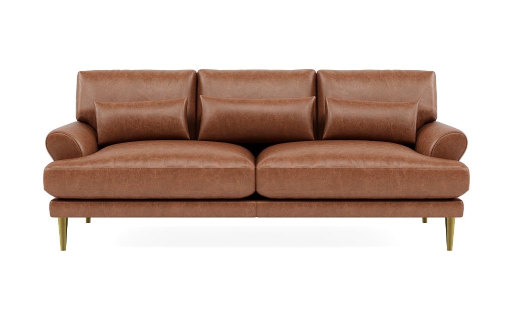 Maxwell Leather Loveseat by Apartment Therapy - Image 0