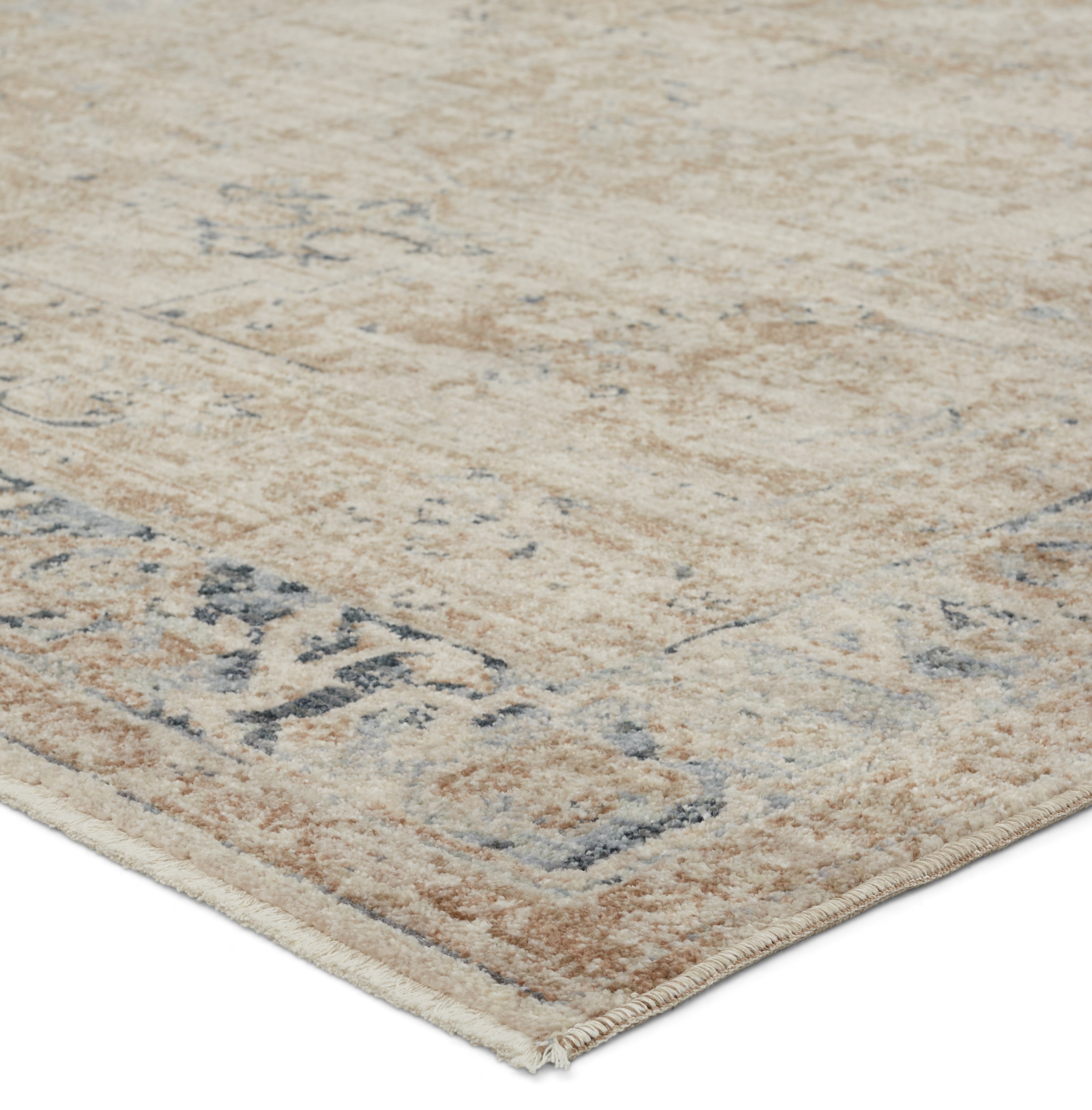 Vibe by Emory Medallion Taupe/ Tan Area Rug (5'X7'6") - Image 1