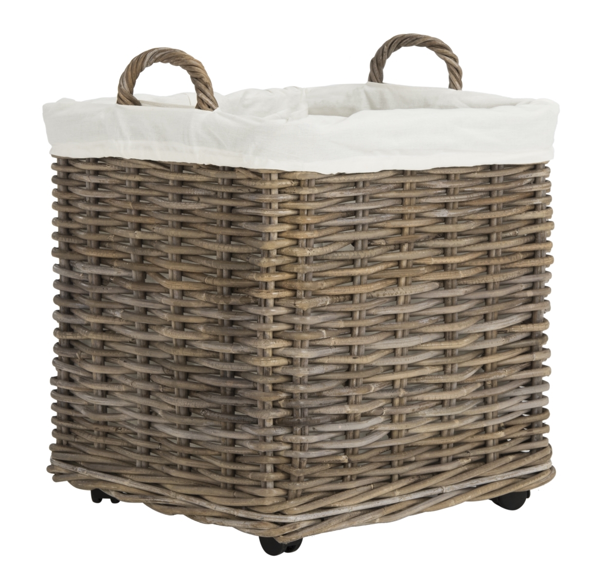 Amari Wheel Basket - Natural - Safavieh - Image 5