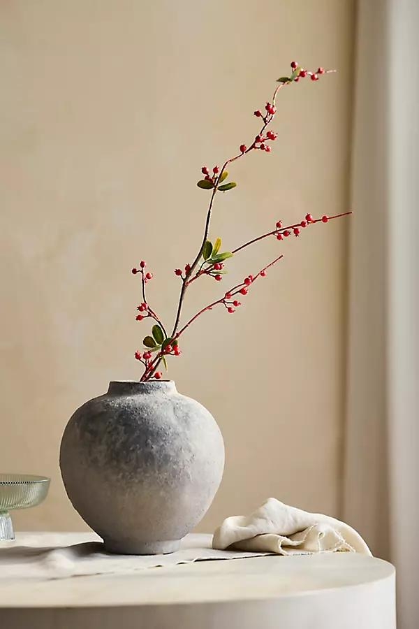 Faux Red Berry Spray - Image 0