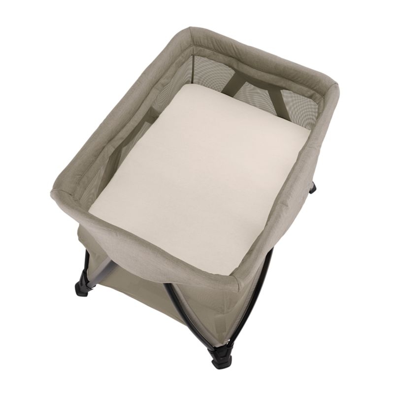 Nuna ® SENA aire ® Hazelwood Light Brown Playard and Travel Crib - Image 7