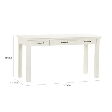 Hampton Classic Desk, Simply White, UPS, In-Home - Image 3