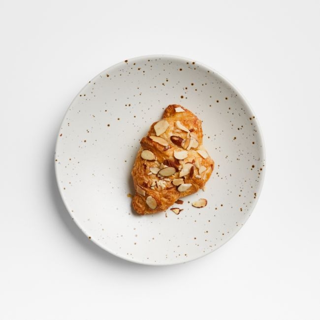 Craft Speckled White Stoneware Salad Plate - Image 0