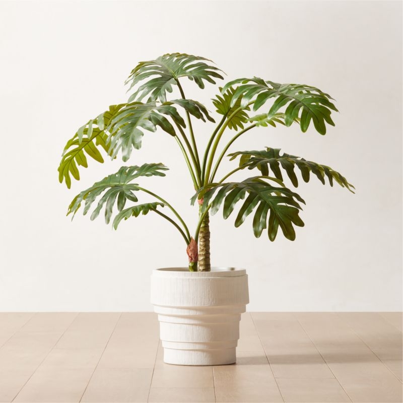 Faux Potted Philodendron Tree 4' - Image 1