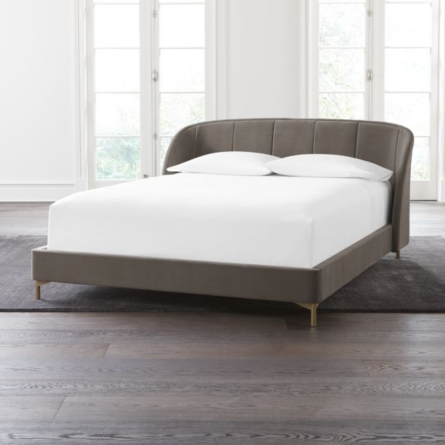 Ava Grey Queen Bed - Image 0