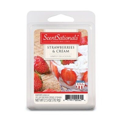 Strawberries & Cream Scented Wax Melt - Image 0