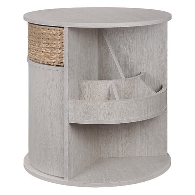 All In One Revolving Round Side Table - Image 0